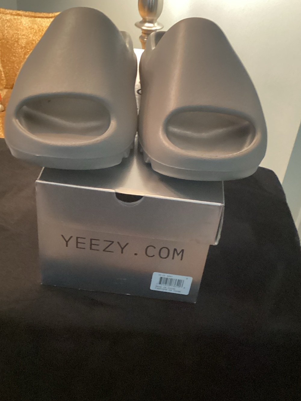 Yeezy Kids Foam Slide — Taupe Gray Slip-On